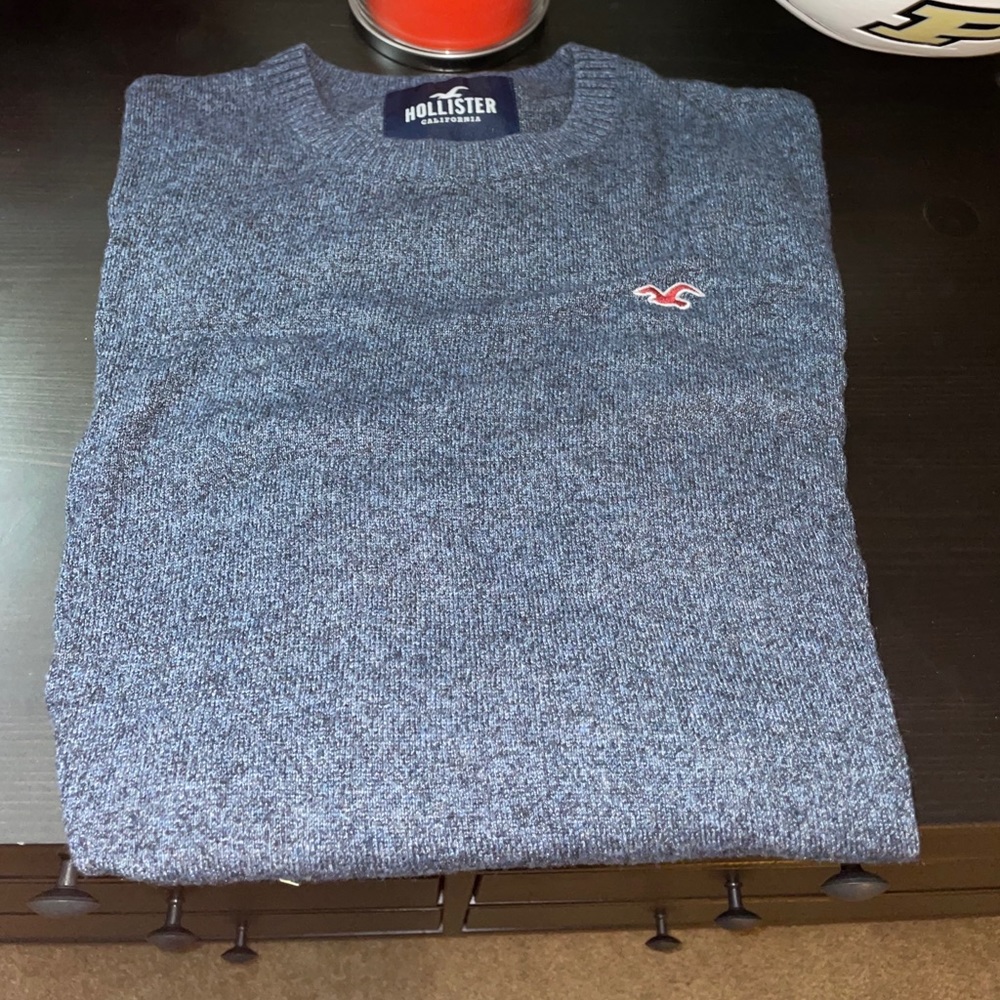 Blue Hollister Sweater
